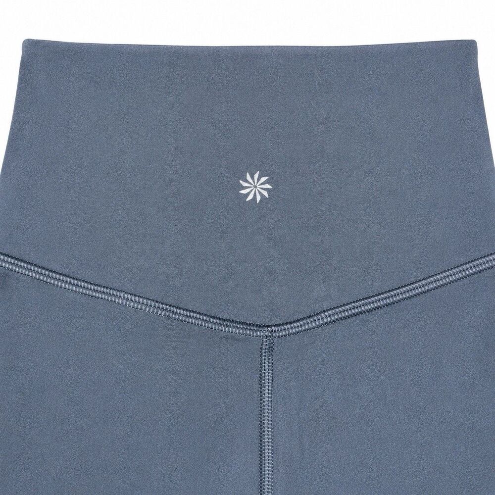 Athleta Elation Split Slim Flare Pants Womens XS Blue Gray Yoga Leggings - Picture 5 of 7